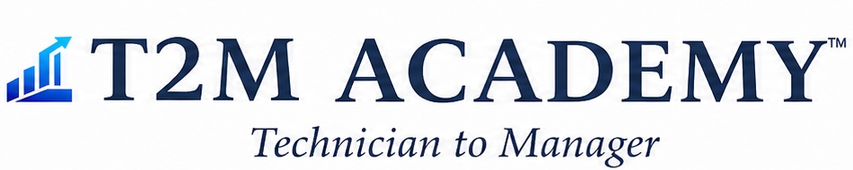 T2M Academy — Technician to Manager